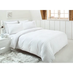 Nevresim Takımı Seti Çift Kişilik Line Beyaz