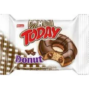 Elvan Today Donut Kek Kakaolu 24'lü x 2 (2 Kutu) - 50 gr