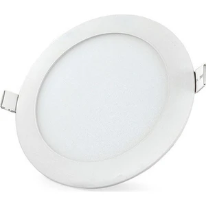 12W 5” Yuvarlak Slim LED Panel Armatür Gün Işığı 3000 K