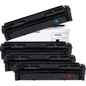 203A- CF540A HP Color Laserjet M281FDW Uyumlu 1 Set Muadil Toner