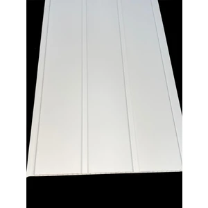 Plastik Lambri Kanallı Beyaz (10 Adet- 25 cm x 2,90 mt) (7.25Metrekare)