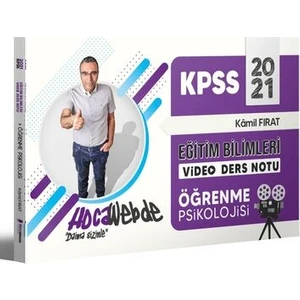 Hocawebde Yayınları KPSS 2021 Eğitim Bilimleri Öğrenme Psikolojisi Video Ders Notları