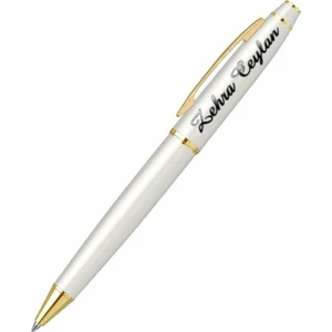 İsme Özel Tükenmezkalem Noble 35 Beyaz Altın