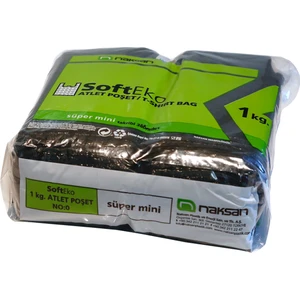 Mezpack Naksan Uğur (Siyah) Mini Boy Atlet Poşet ( 1 Kg)