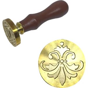 Minimalist Pirinç Mühür Damga Model: Arma