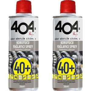 Koruyucu Yağlayıcı Sprey 200 ml - 2 Adet