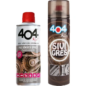 Sıvı Gres + Pas Sökücü Sprey Seti - 404