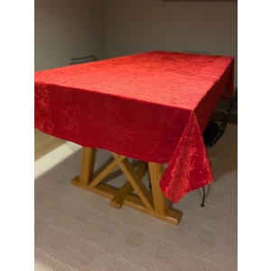 Hatteks Home Collection Kadife Yılbaşı Masa Örtüsü