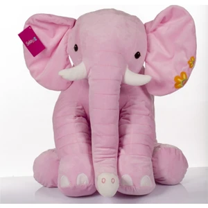 Peluş Oyuncak Fil 55 cm Pembe