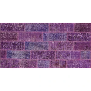 Patchwork Sbt Narrow Purple 80 x 150  cm 1.20 m2 Patchwork Halı