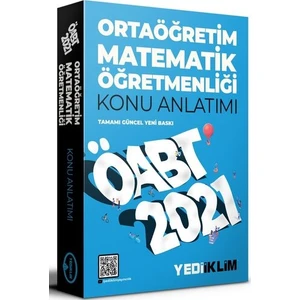 Yediiklim Yayınları 2021 ÖABT Ortaöğretim Matematik Öğretmenliği Konu Anlatımı