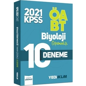 Yediiklim Yayınları 2021 ÖABT Biyoloji Öğretmenliği Tamamı Çözümlü 10 Deneme