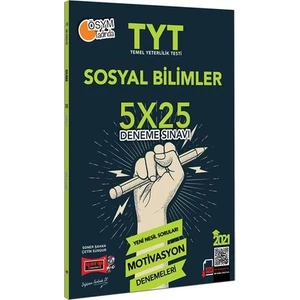 Yargı Yayınevi 2021 TYT Sosyal Bilimler 5×25 Motivasyon Deneme Sınavı