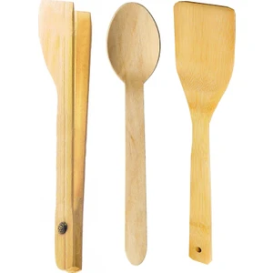 Leva House Doğal Ahşap Tahta Kaşık Tahta Spatula Tahta Maşa