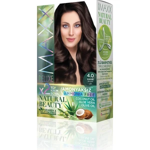 Maxx Deluxe Amonyaksız Saç Boyası 4.0- Kahve