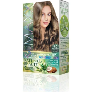 Maxx Deluxe Amonyaksız Saç Boyası 8.0- Açık Kumral