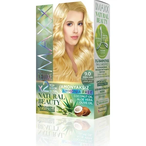 Maxx Deluxe Amonyaksız Saç Boyası 9.0- Doğal Sarı