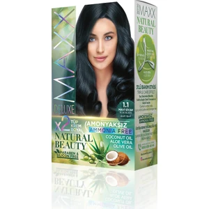 Maxx Deluxe Amonyaksız Saç Boyası 1.1- Mavi Siyah