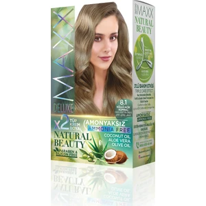 Maxx Deluxe Amonyaksız Saç Boyası 8.1- Küllü Açık Kumral