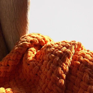 Puffy El Örgüsü Koltuk Tv Battaniyesi