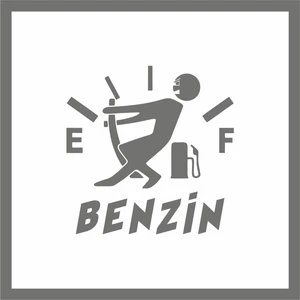 Araba Yakıt Deposu Kapağı Sticker