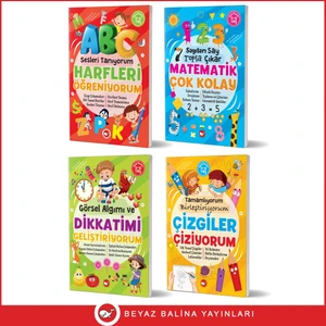 5-6 Yaş Zekamı Geliştiriyorum Etkinlik Seti (4 Kitap Takım) - Tuba Öztürk