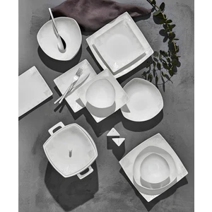Fine Bone New Damla 60 Parça 12 Kişilik Kare Yemek Takımı