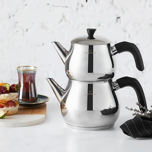 Kayra Midi Black Çaydanlık Takımı