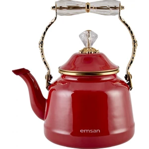 Troy Vintage İndüksiyon Tabanlı Kırmızı Kettle