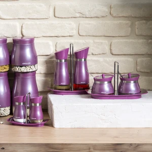 Verna 2li Baharatlık/Baharat Takımı Violet
