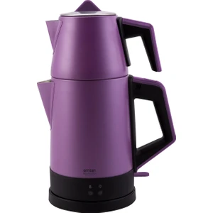 Bella Gusto Susuz Çalışma Emniyetli Elektrikli Çay Makinesi Violet