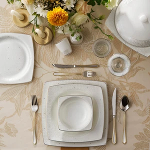 Fine Bone Mandy 60 Parça Yemek Takımı Kare