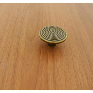 Azm Hırdavat Metax Kulp Elips Düğme Antik Sarı