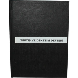 Gülşen Kırtasiye Teftiş Denetim Defteri