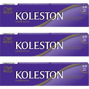 Koleston Tüp Boya 50 ml - 3.0 Koyu Kahve 3 Adet
