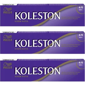 Koleston Tüp Boya 50 ml - 4.0 Kahve 3 Adet