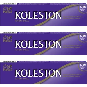 Koleston Tüp Boya 50 ml - 3.66 Patlıcan Moru 3 Adet