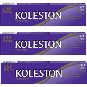 Koleston Tüp Boya 50 ml - 3.4 Koyu Kestane 3 Adet