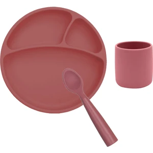 Oioi Silikon Beslenme Seti Bordo