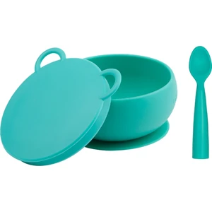 Oioi Beslenme Seti 2li Yeşil Vakumlu Kase + Nam Nam Kaşık