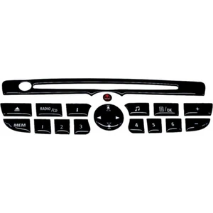 Renault Megane 3 teyp Tuş Takımı Piano Black Kaplama 2009-2016