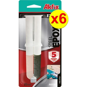 E350 Epoksi Çelik Yapıştırıcı Şırınga 25ML 6 Adet