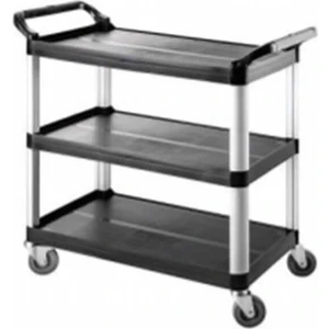 Emp.Psv.03 Plastik Servis Arabası - 3 Katlı - Etrafı Açık