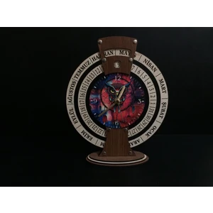 Gift Box Baykuş Sonsuz Takvimli Saat (Maya Takvimi)