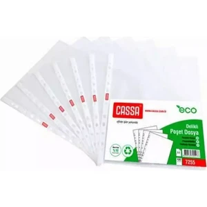 Poşet Dosya Eco 30 Micron A4 Şeffaf 100'lü