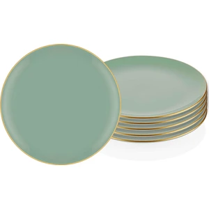 The Mia Basic Pasta Tabağı 6'lı Set Yeşil - 19 cm