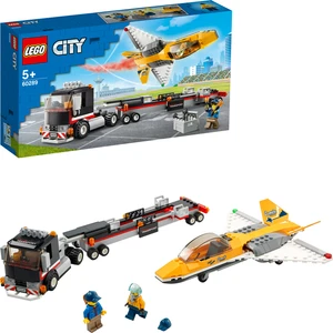 City Gösteri Jeti Taşıma Aracı 60289- Çocuklar için Oyuncak Yapım Seti(281 Parça)
