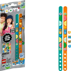 LEGO® DOTS Macera Bileklikleri 41918  - Çocuklar için Kendin Yap Oyuncak Bileklik Yapım Seti (34 Parça)