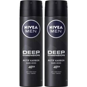 Man  Deep Dimension Sprey Deodorant 150 ml x 2