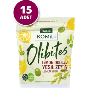 Olibites Limon Dolgulu Yeşil Zeytin 15 x 30g